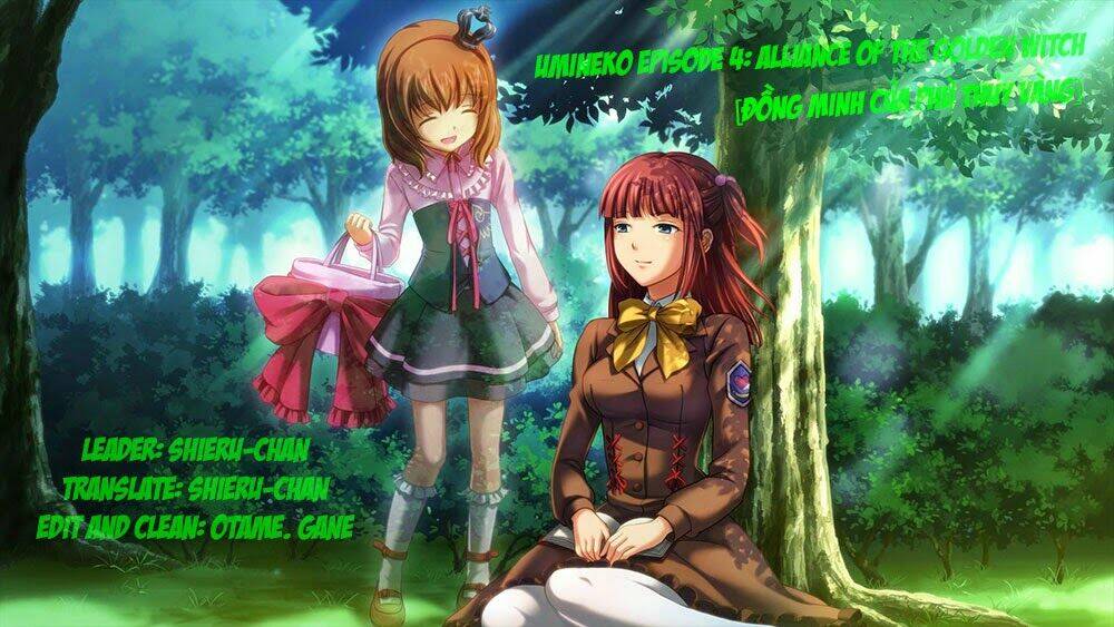 Umineko no Naku Koro ni Episode 4: Alliance of the Golden Witch Chapter 1 - Trang 2